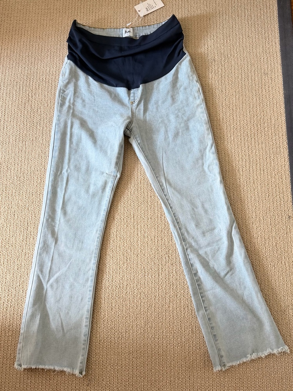 NWT BAE The Label As It Was Kick Flare Maternity Jean